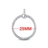 925 silver Fit Pandora Original charms DIY Pendant women Bracelets beads Color O Pendant Charms Classic Cable Chain