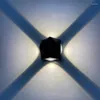 Applique murale Led imperméable à Induction, éclairage d'extérieur, luminaire décoratif d'extérieur, idéal pour une clôture, un couloir, une rue ou une rue, économie d'énergie, décoration minimaliste