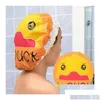 Duschhauben Cartoon Tier Baby Mütze Kinder Haar PVC Wiederverwendbare Motorhaube Sauna Badezimmer Produkte Wasserdicht Für Frauen Drop Dhazt