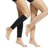 Sportstrumpor 1 par kompression trötthet lättnad kvinna kalv ärmgångar långa strump elastiska skydd ben varmare formning