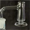 Pipas para fumar New Blender Quartz Banger Kit con Carb Cap 10Mm 14Mm Male Cyclone Spinning Etch Terp Slurper Nails Drop Delivery Home Dhvoh