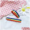 Altri braccialetti Nepal Arcobaleno Lesbiche Gay Biuals Braccialetti transgender per donne Ragazze Orgoglio intrecciato braccialetto intrecciato Uomini Coppia Amici Dh0Wa