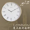 Wall Clocks Watch Clock Living Room European Style Light Luxury Online Red Hour Villa Pure Copper Nordic Gold Simple