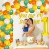 Bakvormen FANGLELAND Zon Eerste Verjaardag Decoraties Ballon Garland Arch Kit Banner Cake Topper Hoge Stoel Voor 1e Feestartikelen