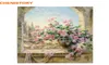 CHENISTORY Fenêtre Fleur Peinture À La Main Par Numéros Kit Coloriage Peinture Par Numéros Cadeau Unique Pour Salon Décor À La Maison 40x50cm7319297