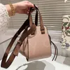 Luxe Sacs Mini Hamac Cordon Classique En Cuir Designer Femmes Bandoulière Géométrie Solide Sac À Main Grande Capacité Sac À Bandoulière