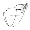 Eyeglasses Chains Fashion Eyeglass Chains For Women Gold Color Sunglasses Glasses Cord Holder Eyewear Lanyard Necklace Strap Rope Drop Dhb6H