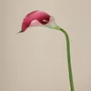 Decorative Flowers 1Pc Artificial Calla Lily Realistic Simulated Living Room Flowerpot Flower Arrangement Supplies Home Decorations