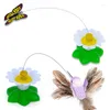 Cat Toys Electric Rotating Toy Automatic Colorful Butterfly Bird Shape Plastic Funny Pet Dog Kitten Interactive Training