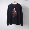 Herrenpullover Rl Designer Männer Strickpullover Ralphs Polos Bear Stickerei Laurens Pullover Rundhalsausschnitt Gestrickte Langarm Casual Gedruckt Herren Asianm Zsrq