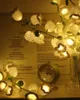 Nocne światła D5 DIY LILY LED OF THE VALLEY GARLAND FAIRY String Light Dift Ręcznie robione lampa kwiatowa pokój domowy
