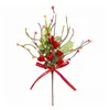 Decoratieve Bloemen 1 Stuks Kunstmatige Bes Bloemstengel Decoratie Simulatie Hart Rood Fruit Stekken Bruiloft Valentijnsdag Geschenken Party Thuis