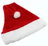 Décorations de Noël Chapeaux Flanelle Navidad Cap Chapeau Pour Père Noël Père Costume De Noël Décoration Fournitures Cadeau