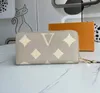 Projektant mody portfel damski luksusowe torebki Pochette Felicie kwiat list Empreinte etui na karty kredytowe wysokiej jakości długie kopertówki z oryginalnym pudełkiem