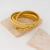 Bangle Arrival 8mm Elastic Stainless Steel Chain Bracelet Rust Proof Gold Plated High Quality