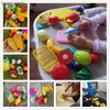 キッチンプレイフードチルドレンズプレイハウスおもちゃカットフルーツプラスチック野菜キッチンベビーゲームおもちゃのふりをするプレイセット教育幼児玩具231104