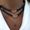 Chokers Chokers Verklaring traande natuursteen punk ketting stiksels voor vrouwen mode prachtige 230403