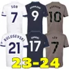23 24 Timo Werner Soccer Jerseys MADDISON SON ROMERO KULUSEVSKI RICHARLISON KULUSEVSKI 2023 2024 VAN DE VEN BISSOUMA Football Kit Shirt Top Men Kids Sets