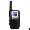 Toy Walkie Talkies Para Retevis RT-388 Mini Walkie Talkie Talkie Radio 0,5 W 8/22CH LCD Wyświetlacz Amateur Dwukierunkowy Talkly Children Transce DHBGM