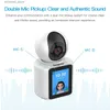 Baby Monitors Home Smart Camera Wireless WiFi Human Tracking IP Cloud 360 PTZ Baby Monitor 2.8 Inc IPS ELDERLY SÄKERHETSVIDELA KAMERA TELEFON Q231104