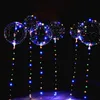 Autres fournitures de fête d'événement 10packs LED allument des ballons Bobo 18 pouces d'hélium coloré avec des lumières de chaîne pour le mariage d'anniversaire de Noël D 230404