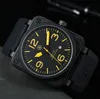 Armbanduhren BR Modell Top Sport Bell Mechanische Automatikuhr Edelstahl Herren Ross Square Armbanduhr Geschenk