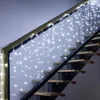 Luzes solares iluminadas Luzes de 6m Largura canero 0,5m Christmas Garland Light String para Eaves Garden House Decoração ao ar livre P230403