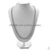 Łańcuchy 16-30 cala 2 mm 925 Sterling Sier skręcony łańcuch łańcucha dla kobiet mężczyzn mężczyzn mody biżuterii w BK Drop dostawa biżuteria nec dhxhd