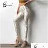 Legginsy damskie Bubble Butt y Leggingi Kobiety wąż nadrukowane modne leggins