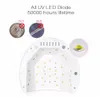 Nageldrogers 48W80W ZON LED NAIL LAMP UV LED LAMP NAIL DROYER 36 PCS LEDS NAIL LAMP VOOR UV -GEL NAEL nagellak met sensor LCD -display 230403