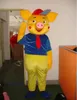 Alta qualidade amarelo pequeno porco mascote trajes halloween fantasia vestido de desenho animado personagem carnaval natal páscoa publicidade festa de aniversário