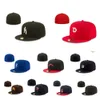 Qqq82023 Mode Accessoires Mexico Fitted Letter M Hiphop Hoeden Baseball Caps Volwassen Platte Piek voor Mannen Vrouwen Volledig Gesloten H15 Maat