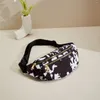 Waist Bags Cow Pattern Fanny Packs Small Crossbody Sling Bag For Women Fashion Chest Belt Bum Sports Workout Traveling