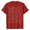 メンズTシャツ面白い数学のおもちゃギフトのアイデア数学式シート - ブランドノーマルコットンメンズオプスは230404に印刷されています