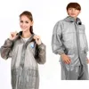 Płaszcz przeciwdeszczowy plastikowe motocyklowe płaszcz przeciwdeszczowy Wodoodporny płaszcz przeciwdeszczowy dla dorosłych kamizelka mokrego przekładni 230404