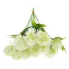 Flores decorativas 10 pçs artificial dandelion casa acentos decoração elegante falso realista dandelions bola casamento realista falso plástico