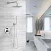 Bathroom Shower Sets Circular Faucet Set Ceiling Mount Rainfall Brass Cold And Mixer Tap Bathtub Kit