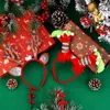 Weihnachtsdekorationen Stirnbänder LED Rentierkopf Boppers Weihnachten Geweih Santa Ees Haarbänder für Urlaub Party Zubehör Tropfen liefern AM89H