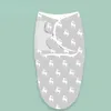Sacs de couchage Sac de bébé en coton Born Swaddle Up Enveloppe Wrap Couverture de sommeil douce s 230419