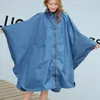 Regenmäntel Fashion Aldalt Leichter Polyester Wasserdichter Langer Regenmantel Damen Poncho Herren Kapuze Fledermaus Umhang Fahrrad Wandern 230404