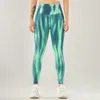 2024 lu lu lemon Algin Yoga Seamless Tie Dyed Pants High Waist Hip Lift Honey Peach Women's Crop Pants with Bottom and Pants for Outer Wear Align gym clothes