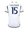 2023 fans Player Bellingham Vini Jr Soccer Jerseys Mbappe Tchouameni 23 24 Football Shirt Real Madrids Camaveringa Rodrygo Arda Guler Camisetas Men Kid Kit Uniforms