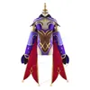 Cosplay Game Genshin Impact Astroloog Mona Megistus Cosplay Kostuum Sexy Anime Uniform Jurk Pruik Halloween Kleding