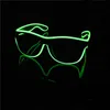Dekoracja imprezowa okulary LED Neon migający drut świecący prezent okulary przeciwsłoneczne jasne zapasy światła patyki ślubne
