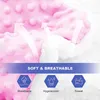 Blankets Winter Thick Thermal 3d Minky Dot Kids Blanket Super Soft Sherpa Fluffy Toddler Baby Quilt Swaddle Office Seat