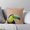 Kussen LP Toucan Throw Cover Polyester Pillows Case on Sofa Home Living Room Car Seat Decor 45x45cm