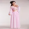 Vestido hanfu tradicional chinês, vestido de fadas chinês, vermelho e branco, roupas hanfu, dinastia tang, traje antigo293n