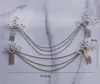 Złoty srebrny kolor srebrny grzebień do włosów kawałek biżuterii kryształowy dhinstone ślubne akcesoria ręcznie robione kobiety