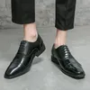 Dress Shoes British Style Men's Casual Business Fashion Leather Elite Formal Size 38-48