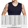 Homens Corpo Shapers Mens Ginásio Neoprene Colete Suor Sauna Shaper Thermo Cintura Trainer Espartilho Camisa Emagrecimento Terno Perda de Peso Preto Shapewear